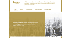 Desktop Screenshot of dampierfinance.com